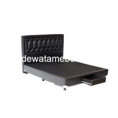 Bed Frame Size 100 - DIVAN 1 LACI NA 015 / Black / White